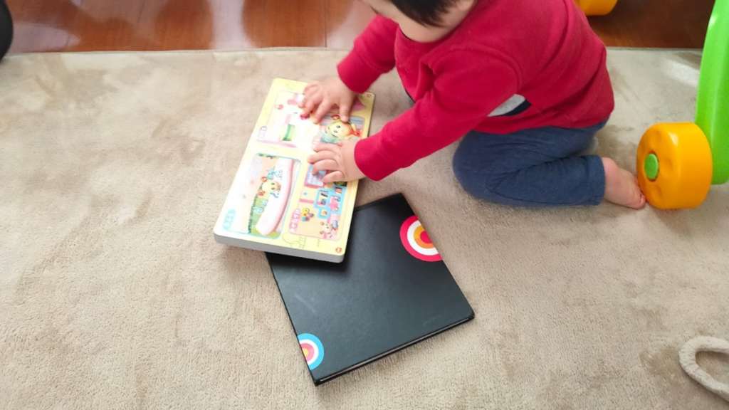 1歳の息子に最初に買った絵本「もいもい」と「いないいないばあ」