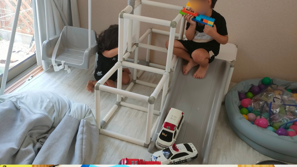 1歳の誕生日に購入したジャングルジム